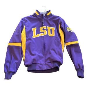 RARE Vintage Majestic LSU Tigers Jacket Small Fits Like Medium High Quality Coat